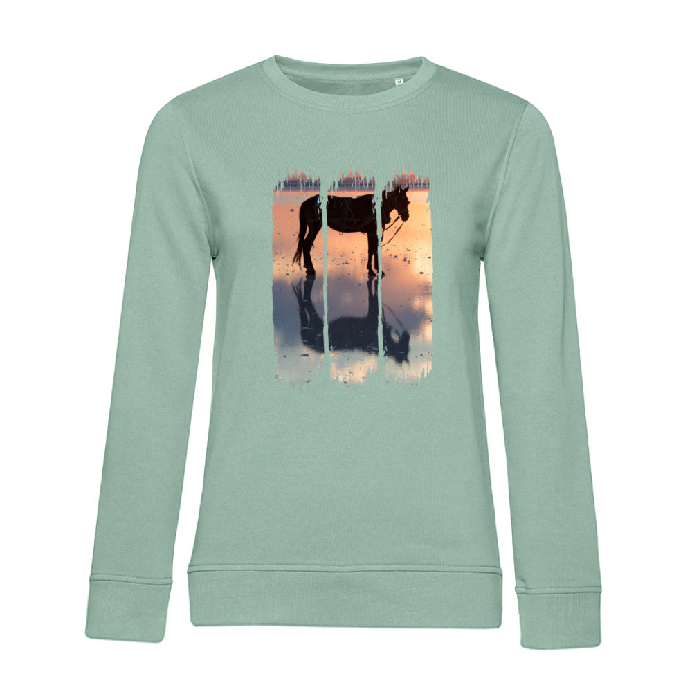 Magic Sunset - Bio-Sweatshirt für Damen