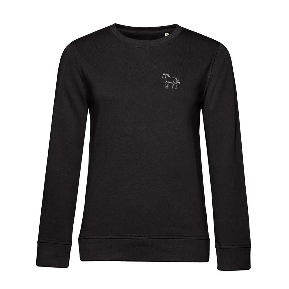 Anmut in Bewegung - Bio-Sweatshirt für Damen