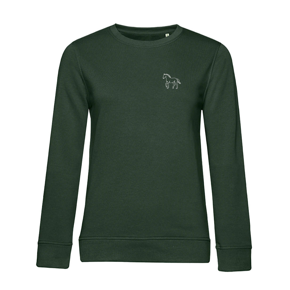 Anmut in Bewegung - Bio-Sweatshirt für Damen