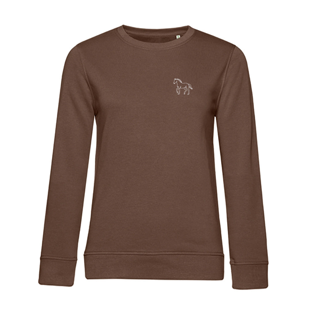 Anmut in Bewegung - Bio-Sweatshirt für Damen