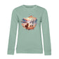 Liebe zu Pferden - Bio-Sweatshirt für Damen