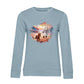 Liebe zu Pferden - Bio-Sweatshirt für Damen
