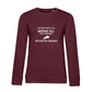 Reiten ist besser - Bio-Sweatshirt für Damen