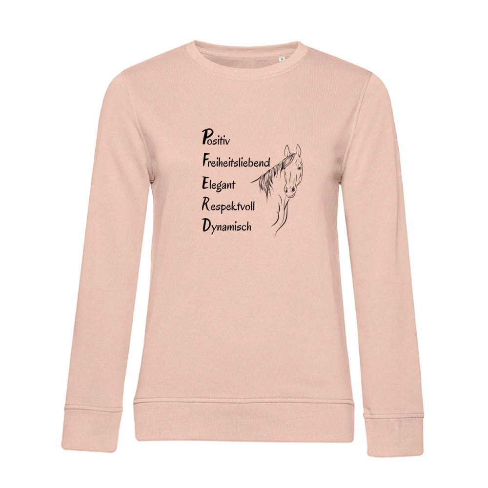 Seelenpferd - Bio-Sweatshirt für Damen