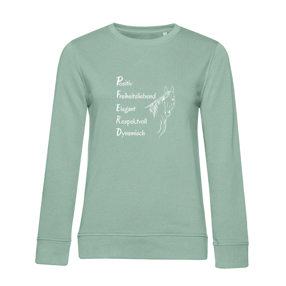 Seelenpferd - Bio-Sweatshirt für Damen