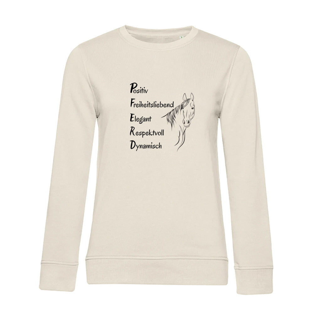 Seelenpferd - Bio-Sweatshirt für Damen
