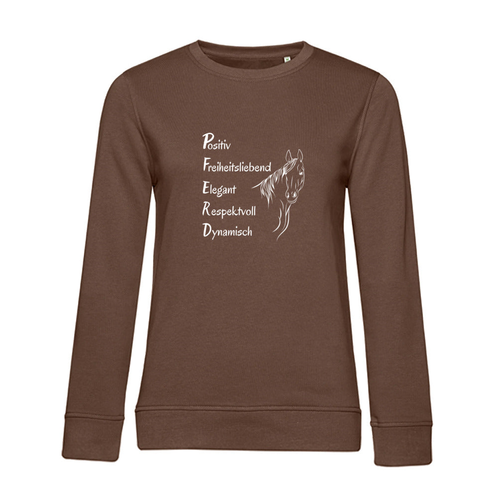 Seelenpferd - Bio-Sweatshirt für Damen