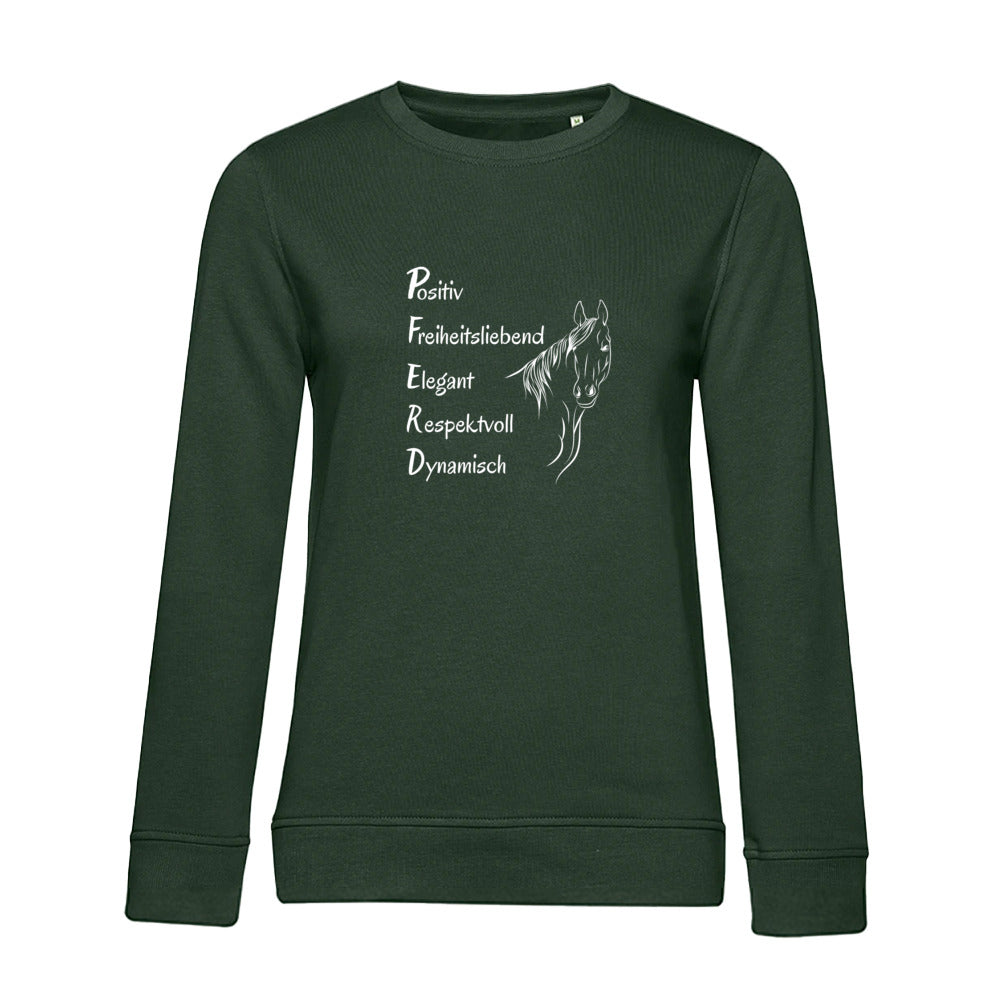 Seelenpferd - Bio-Sweatshirt für Damen