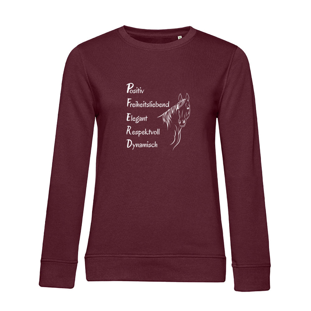 Seelenpferd - Bio-Sweatshirt für Damen