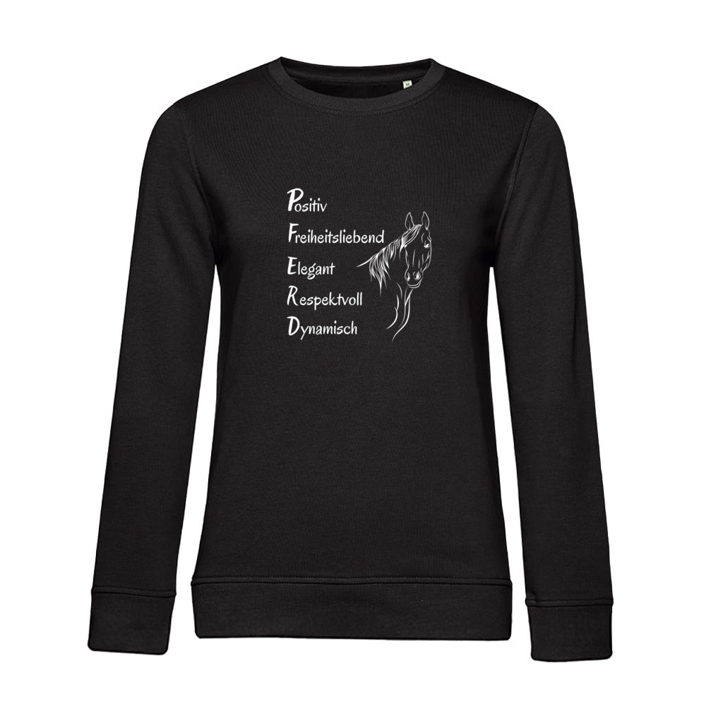 Seelenpferd - Bio-Sweatshirt für Damen