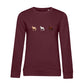 Pferde Trio – Bio-Sweatshirt für Damen