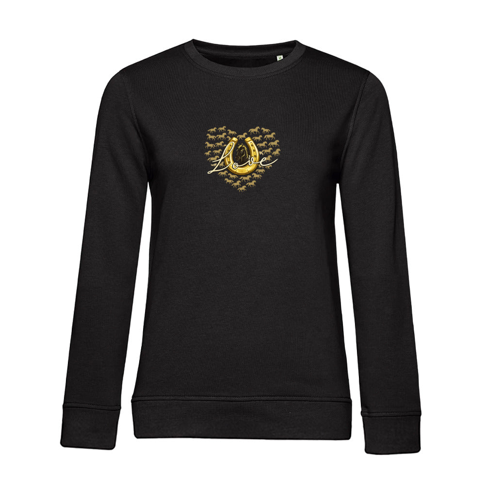 Hufeisenliebe - Bio-Sweatshirt für Damen