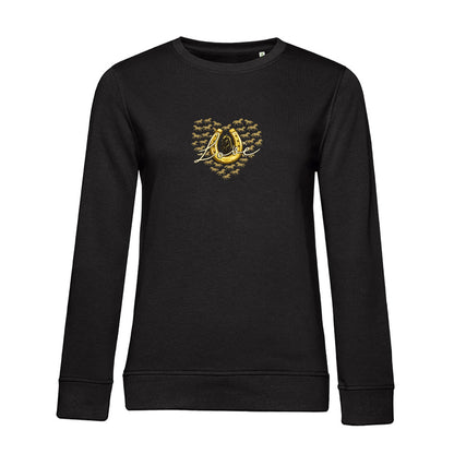 Hufeisenliebe - Bio-Sweatshirt für Damen