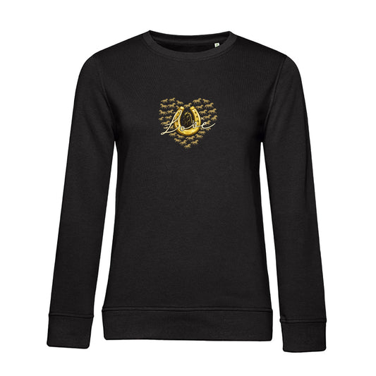 Hufeisenliebe - Bio-Sweatshirt für Damen