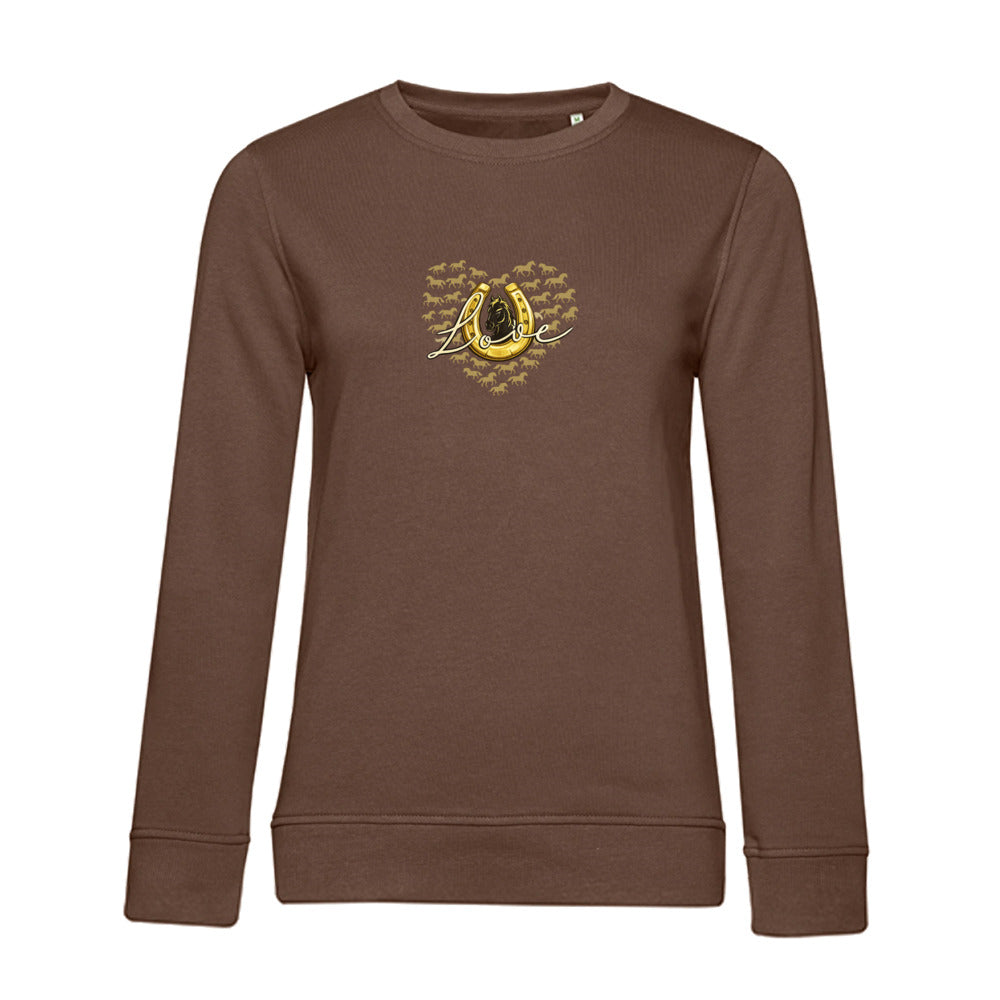 Hufeisenliebe - Bio-Sweatshirt für Damen