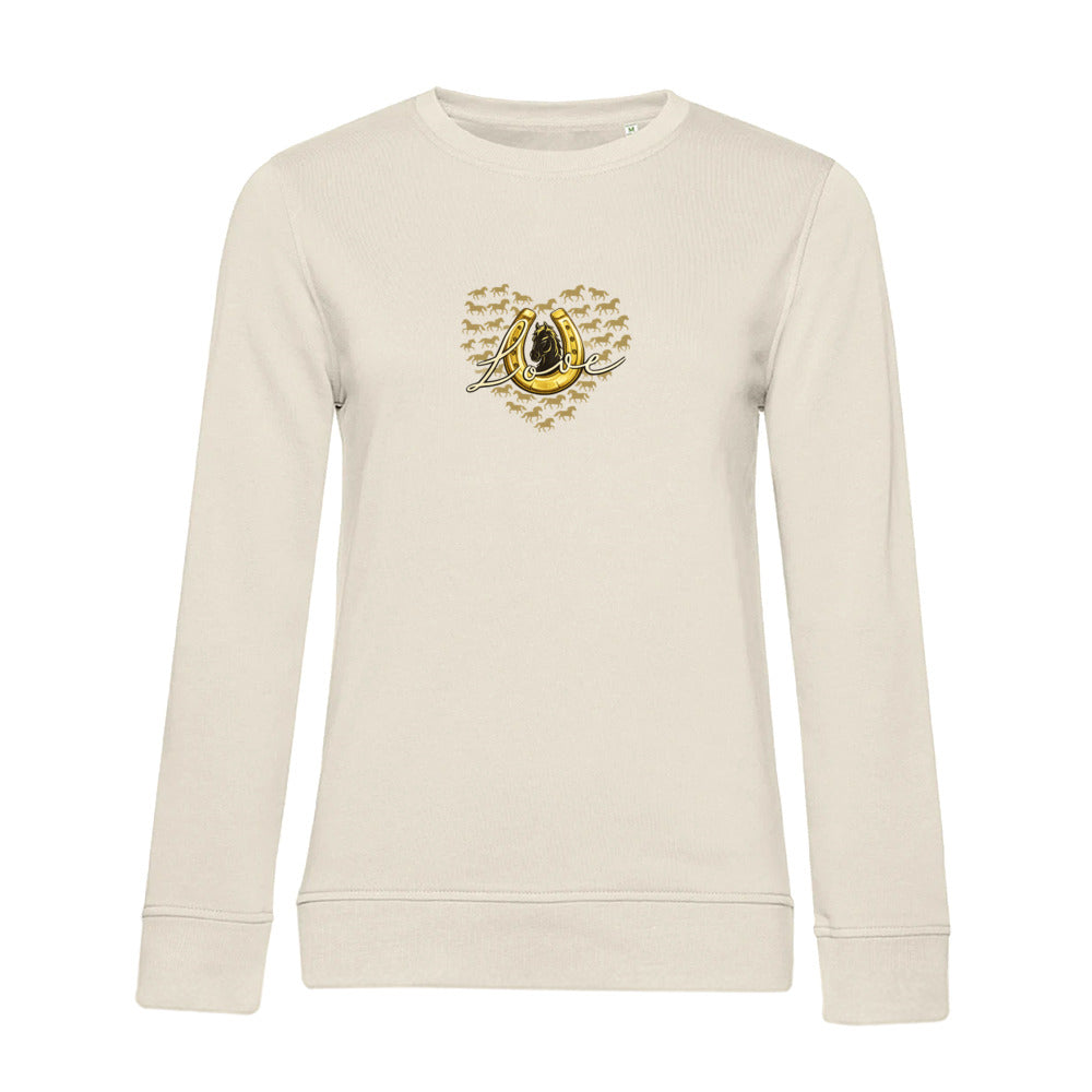 Hufeisenliebe - Bio-Sweatshirt für Damen