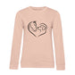 Herzensfreunde - Bio-Sweatshirt für Damen