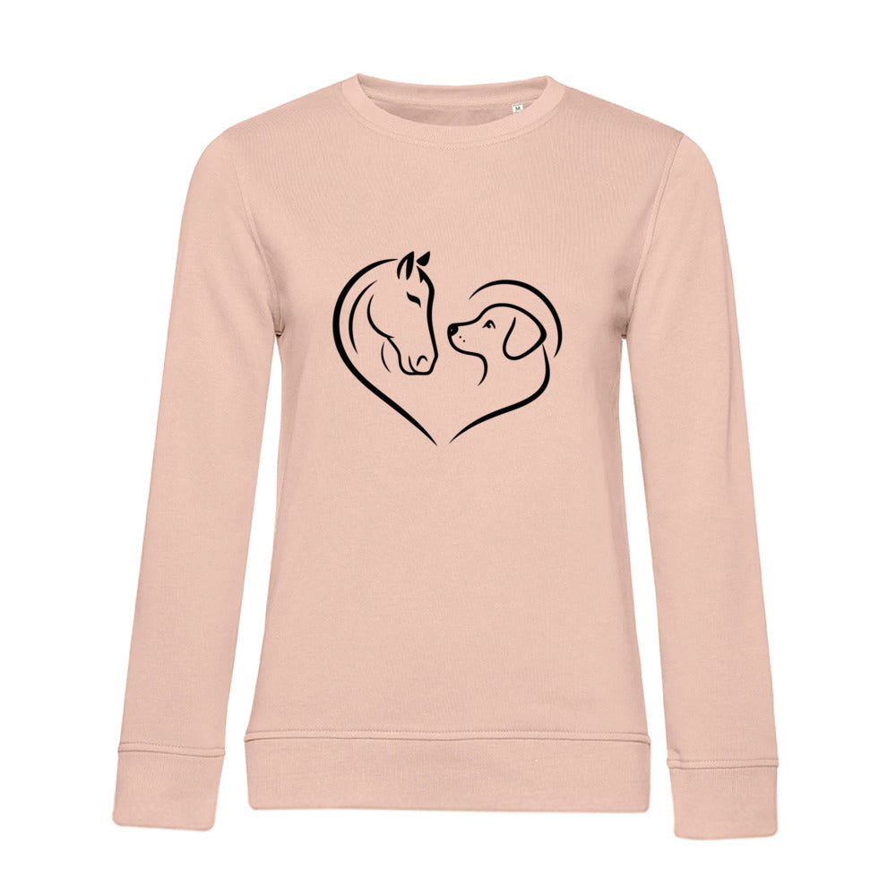 Herzensfreunde - Bio-Sweatshirt für Damen