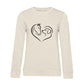 Herzensfreunde - Bio-Sweatshirt für Damen