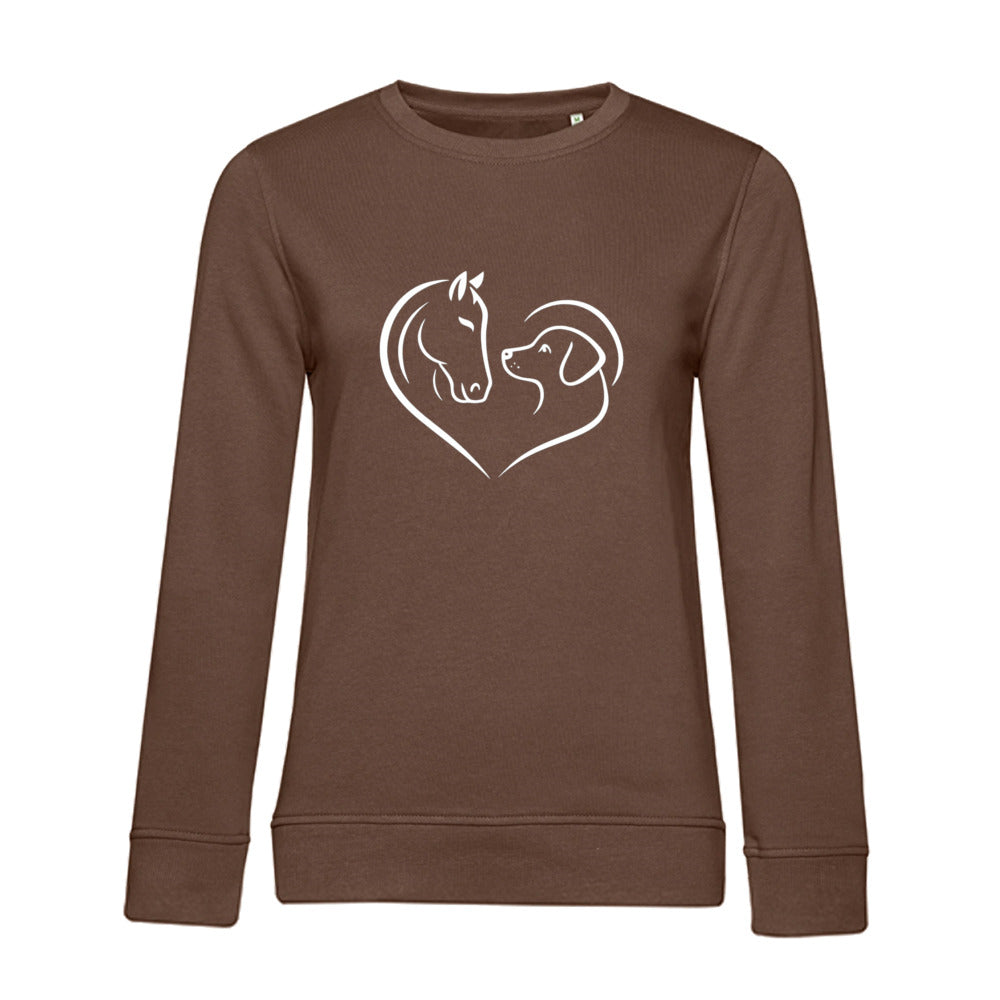 Herzensfreunde - Bio-Sweatshirt für Damen