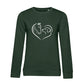 Herzensfreunde - Bio-Sweatshirt für Damen