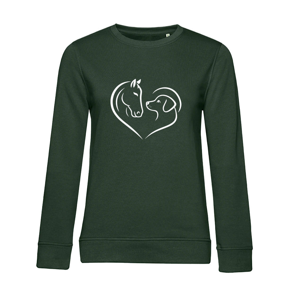 Herzensfreunde - Bio-Sweatshirt für Damen