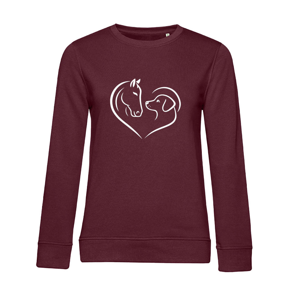 Herzensfreunde - Bio-Sweatshirt für Damen