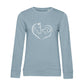 Herzensfreunde - Bio-Sweatshirt für Damen