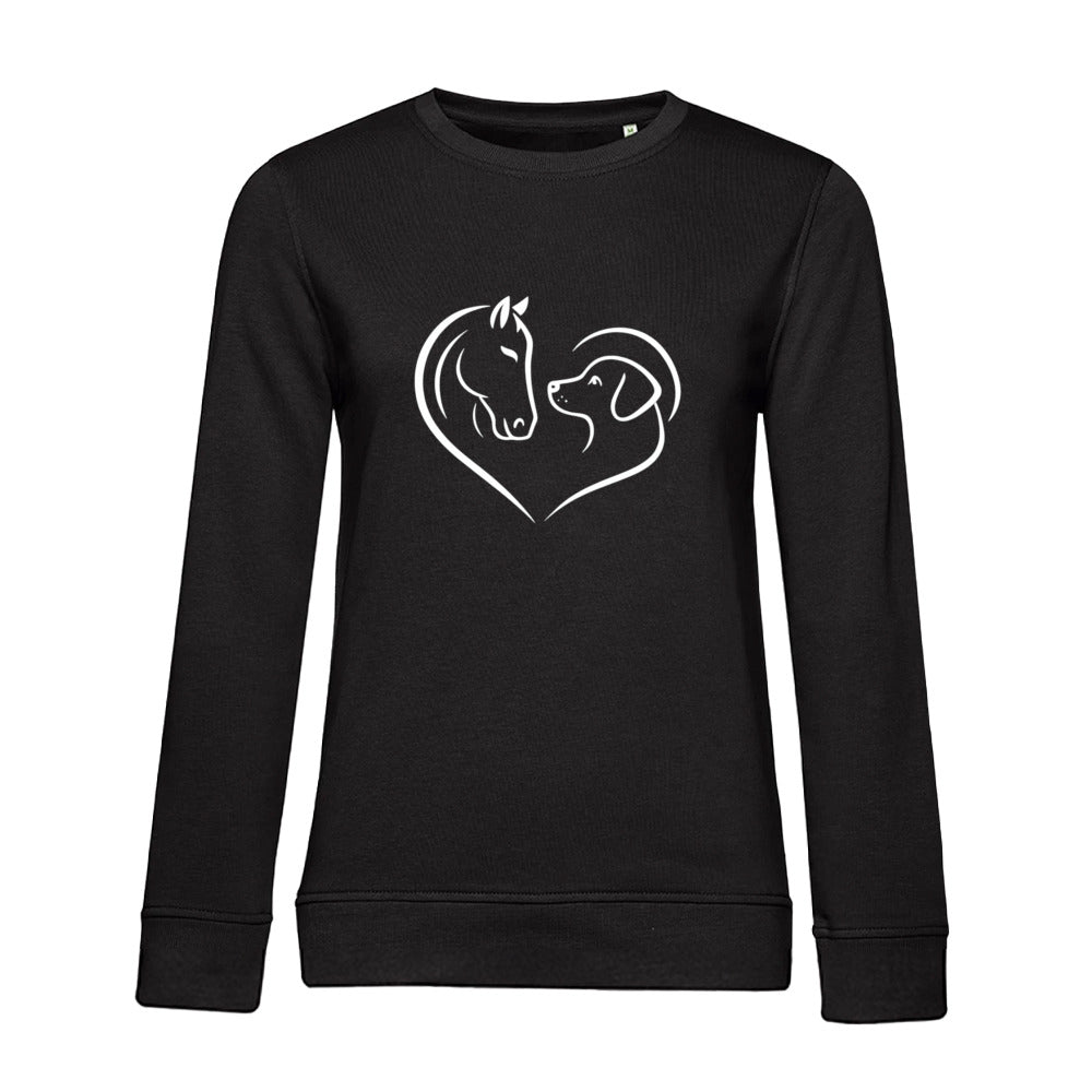 Herzensfreunde - Bio-Sweatshirt für Damen