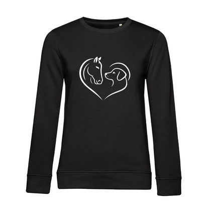 Herzensfreunde - Bio-Sweatshirt für Damen