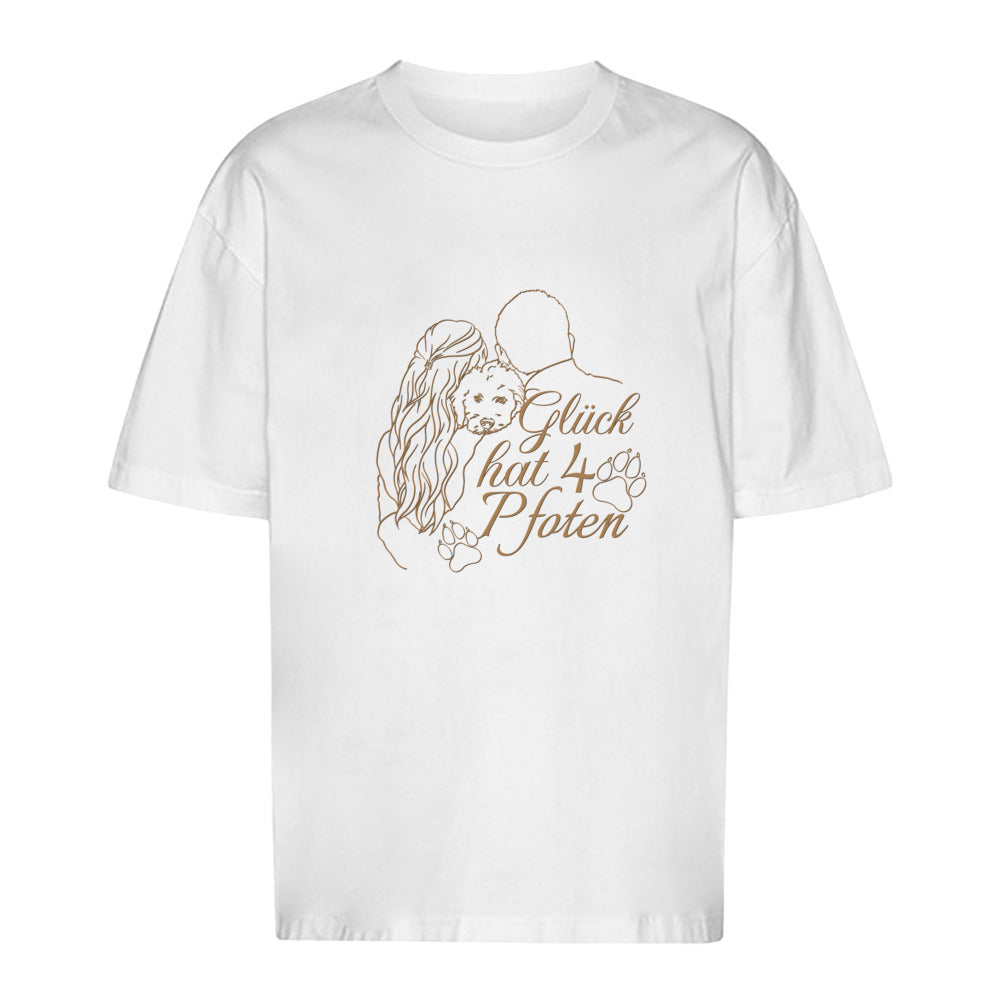 Vier Pfoten - Oversize T-Shirt - Unisex