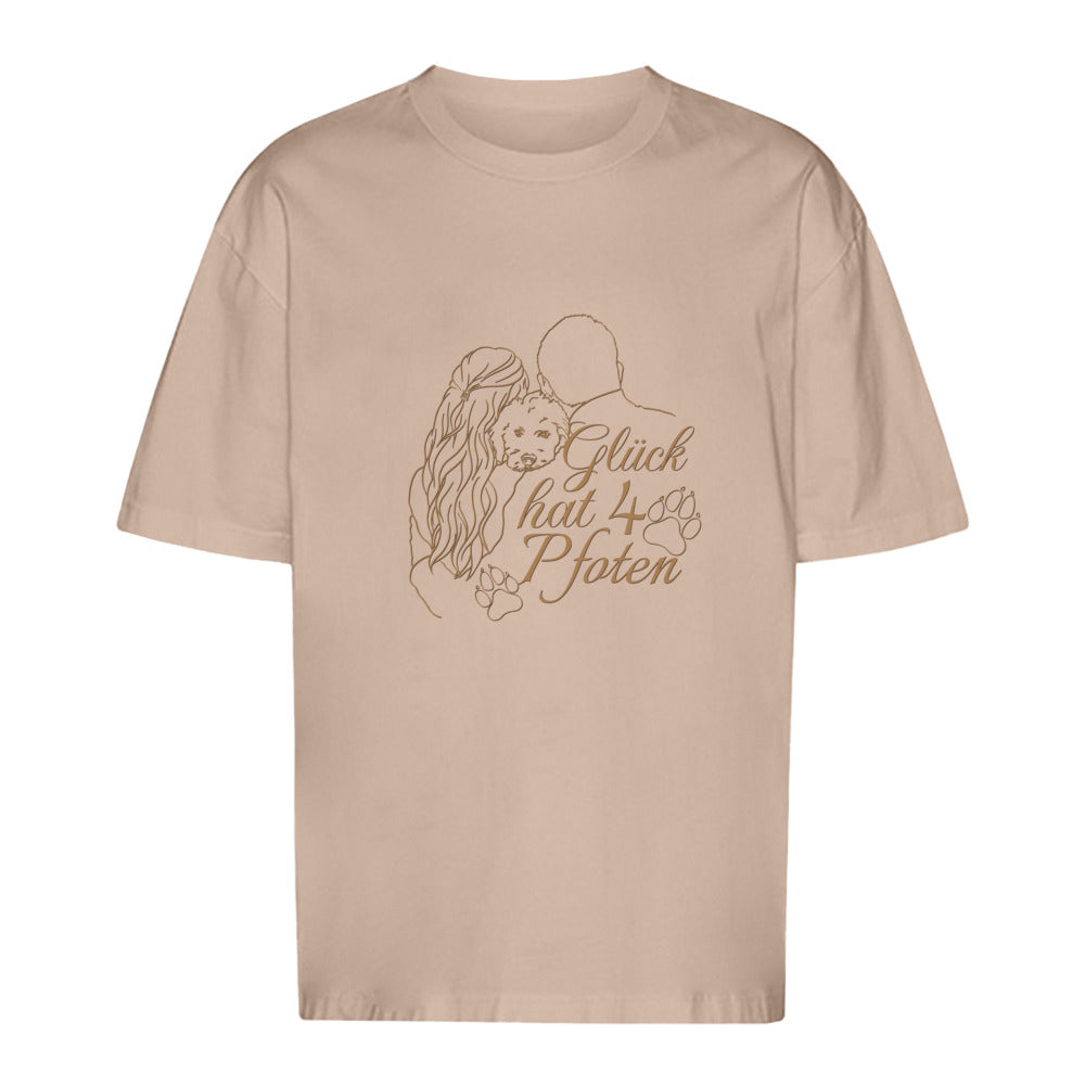 Vier Pfoten - Oversize T-Shirt - Unisex