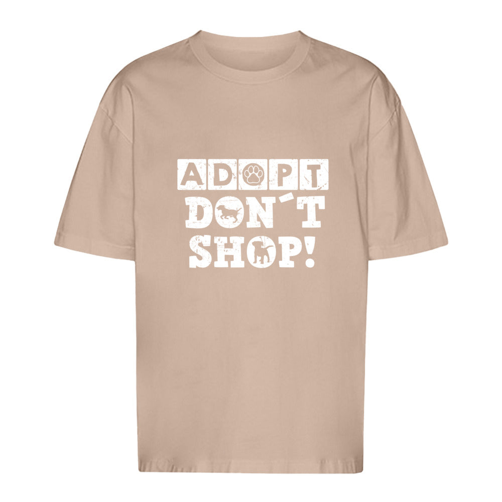 Adopt Don't Shop - Oversize T-Shirt - Unisex