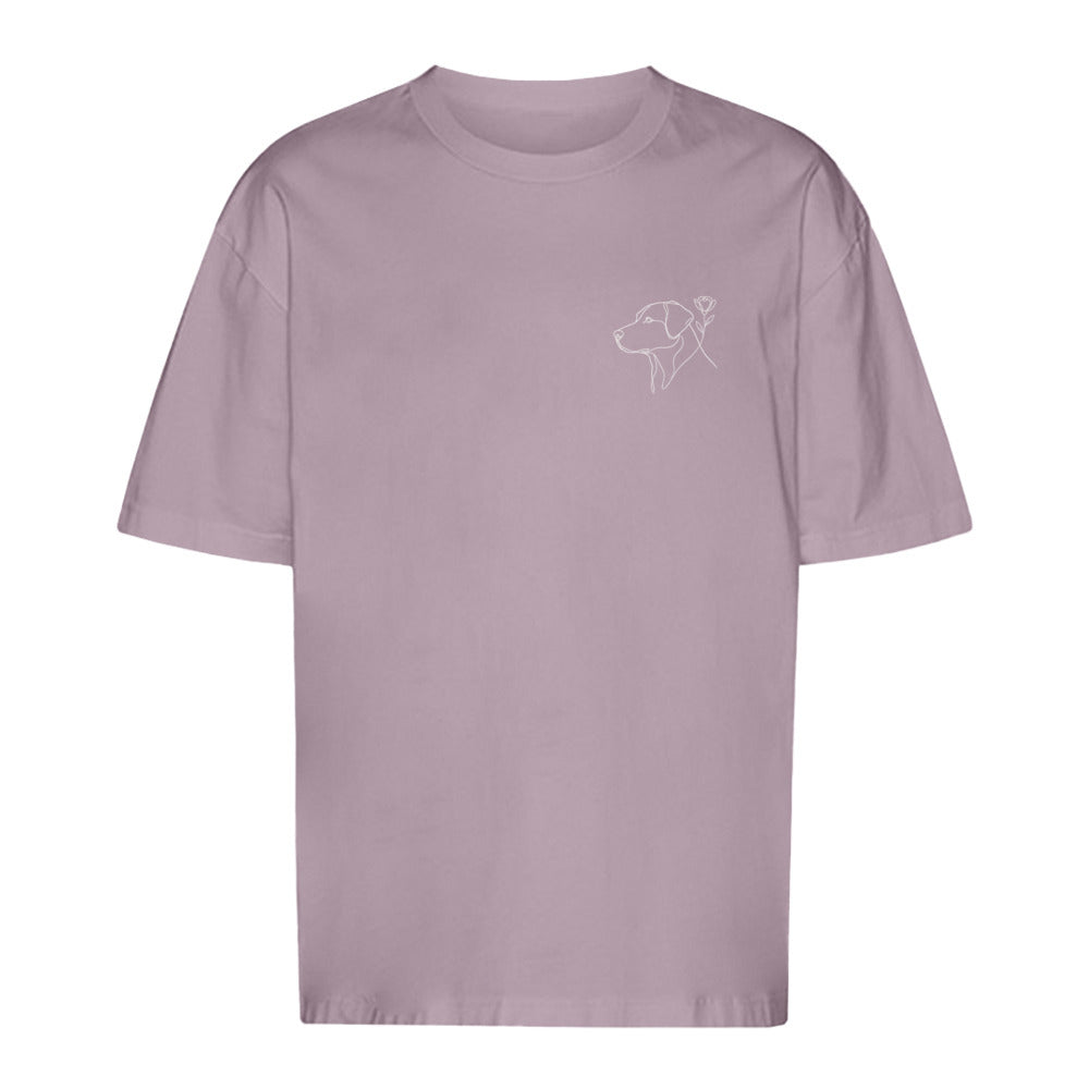 Blumenhund- Oversize T-Shirt-Unisex