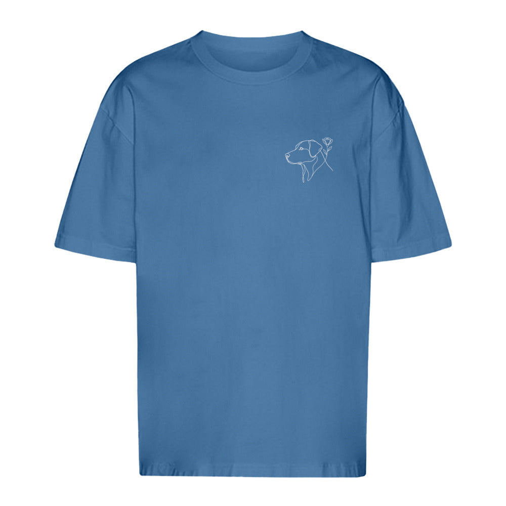Blumenhund- Oversize T-Shirt-Unisex