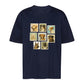 Briefmarken - Oversize T-Shirt-Unisex
