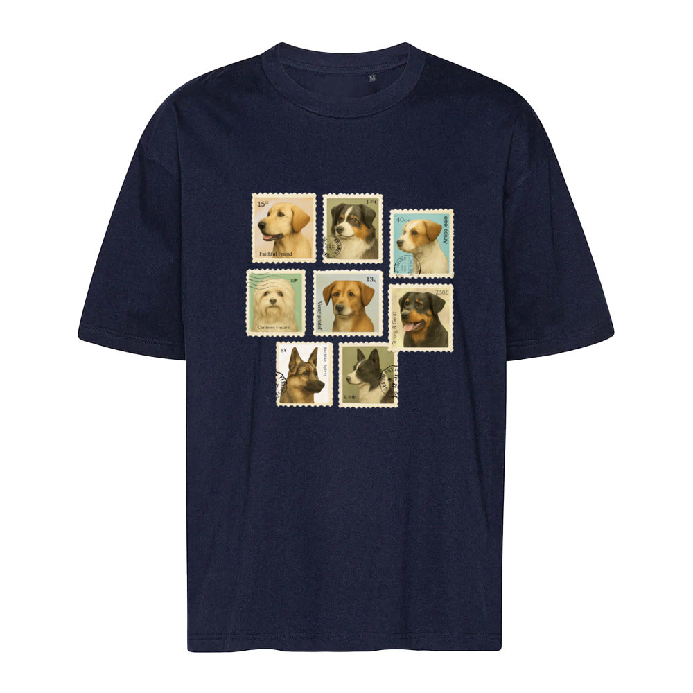 Briefmarken - Oversize T-Shirt-Unisex