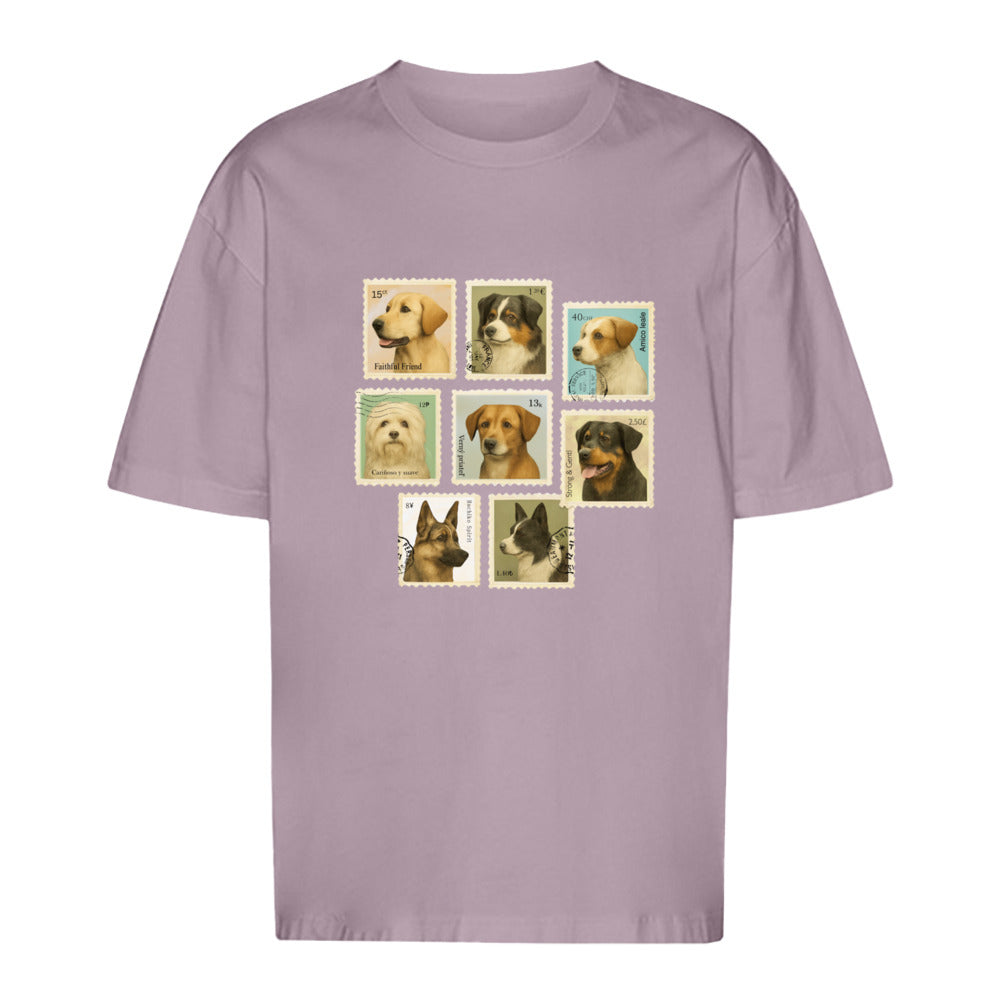 Briefmarken - Oversize T-Shirt-Unisex