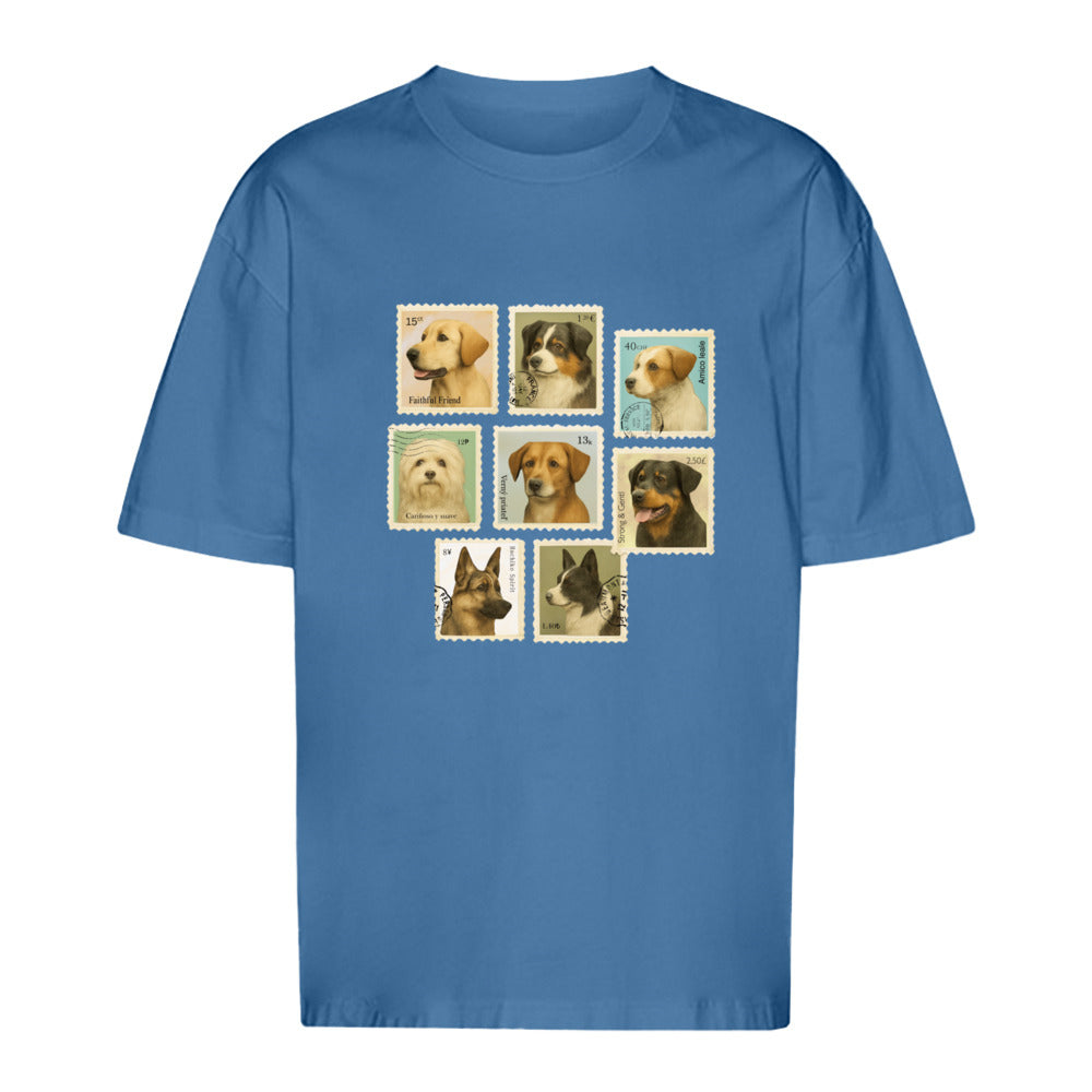Briefmarken - Oversize T-Shirt-Unisex