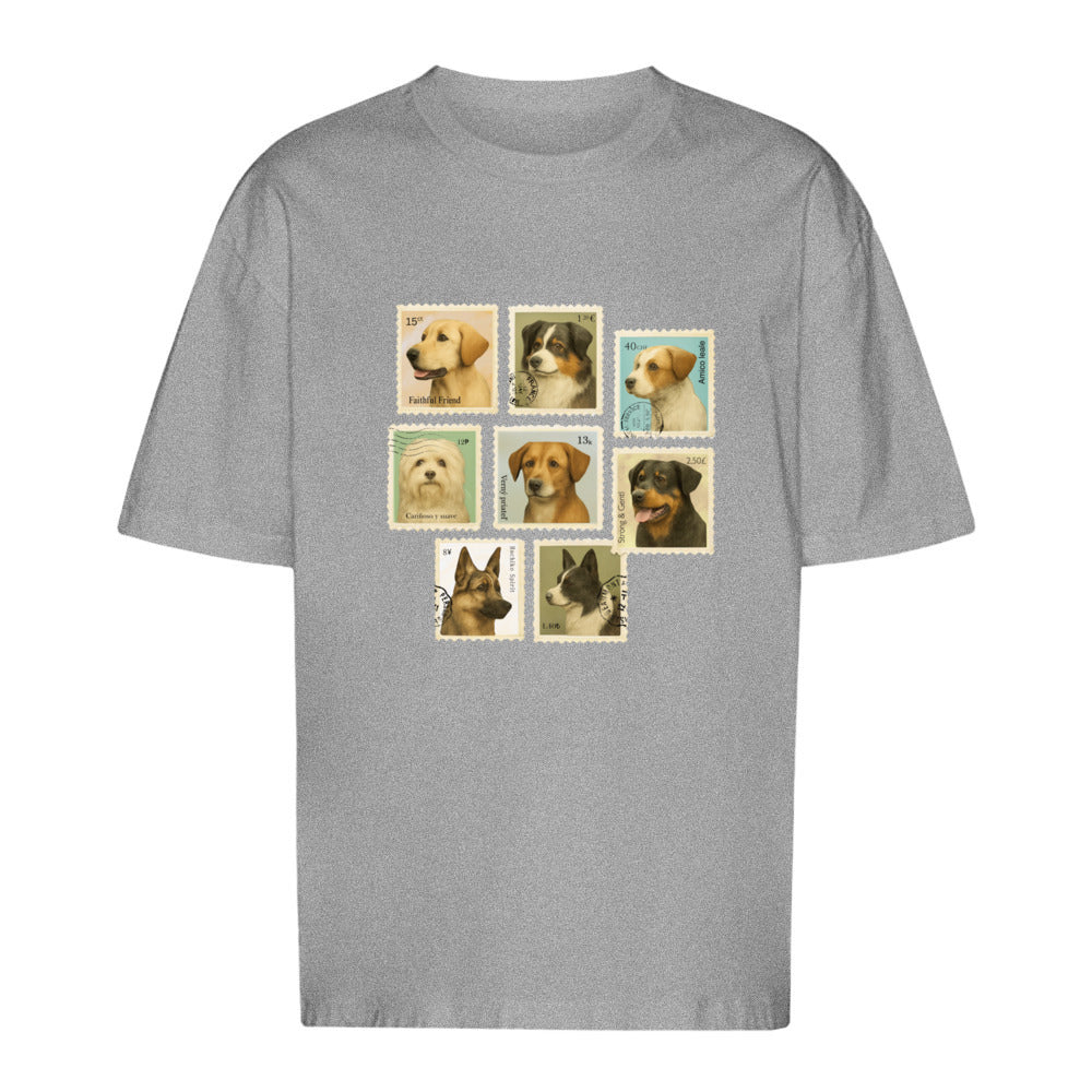 Briefmarken - Oversize T-Shirt-Unisex
