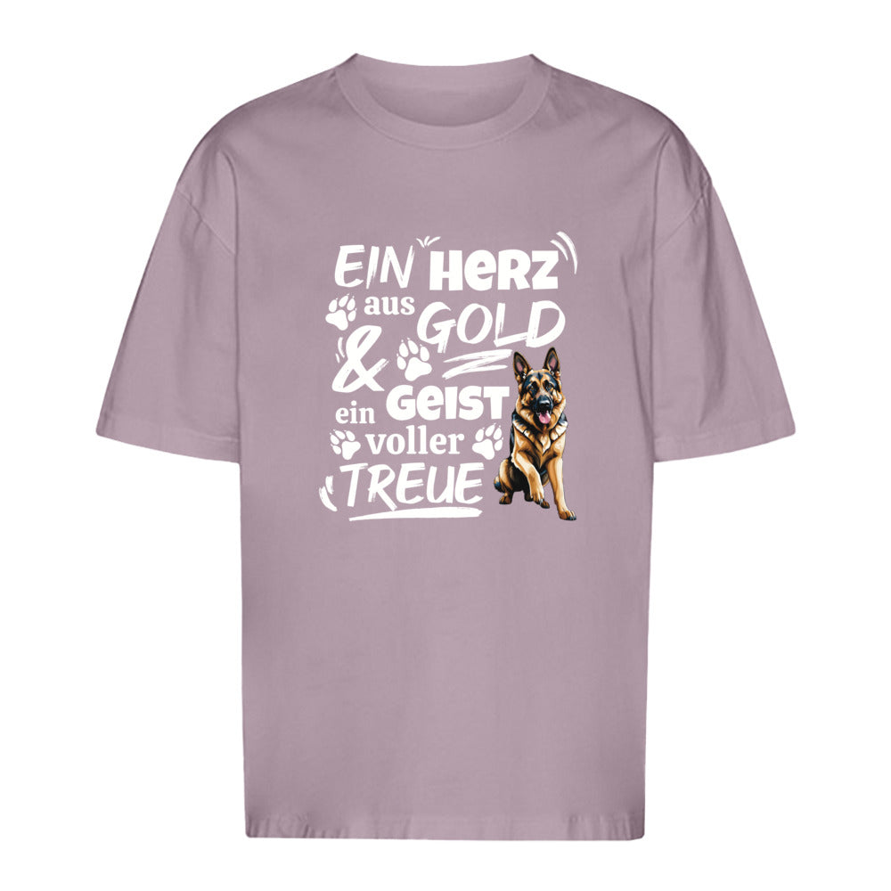 Herz aus Gold - Oversize T-Shirt - Unisex