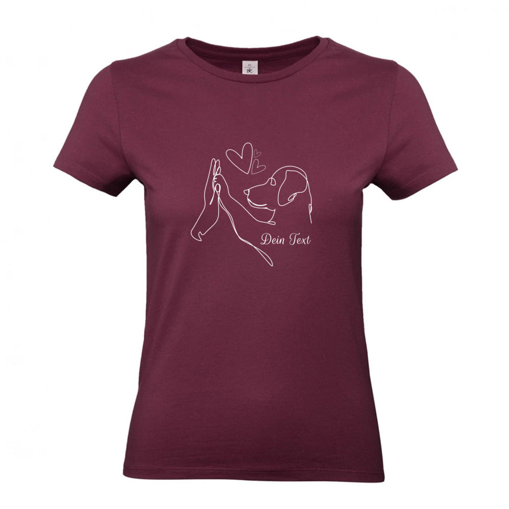 Wahre Liebe - T-Shirt für Damen-Dein Wunschtext