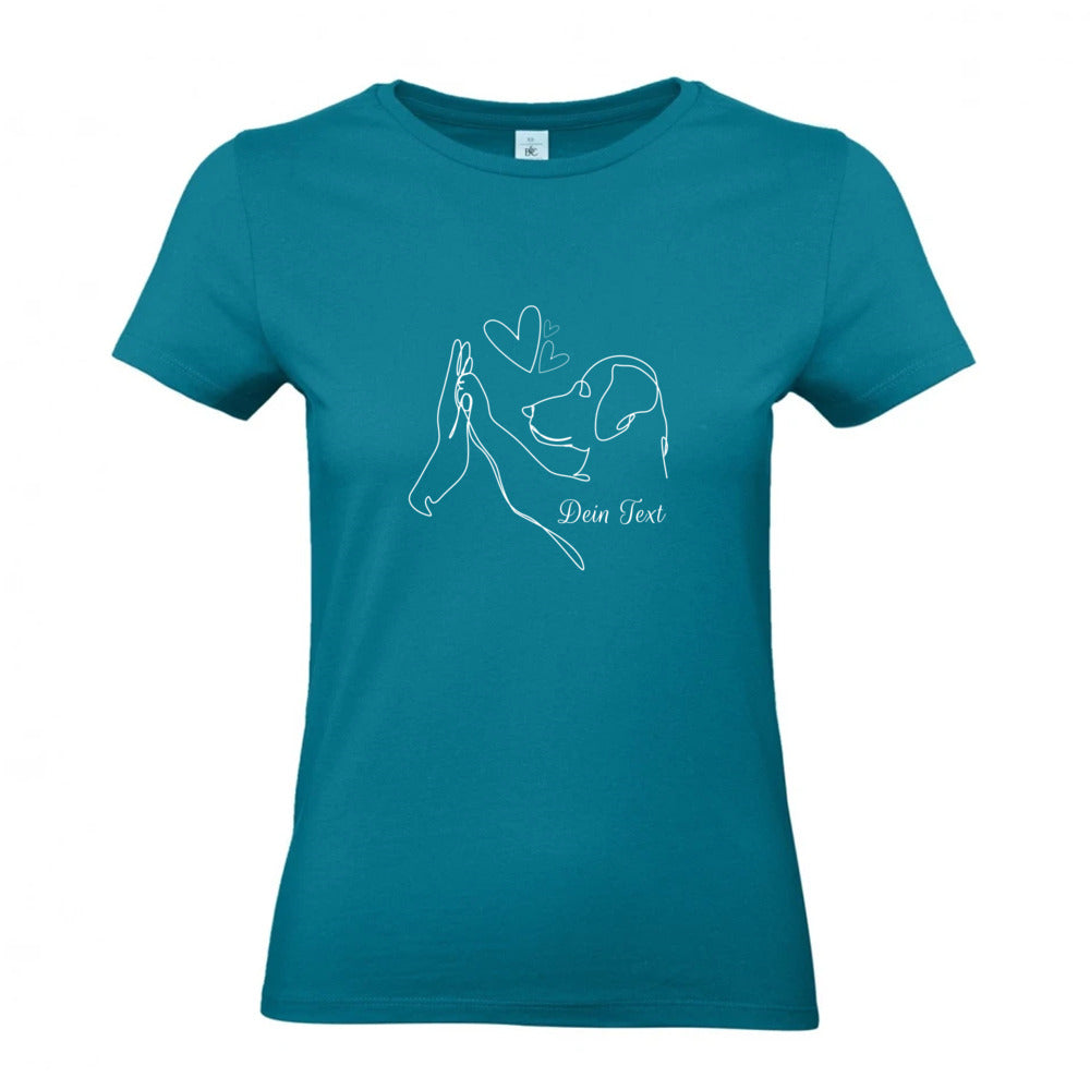 Wahre Liebe - T-Shirt für Damen-Dein Wunschtext