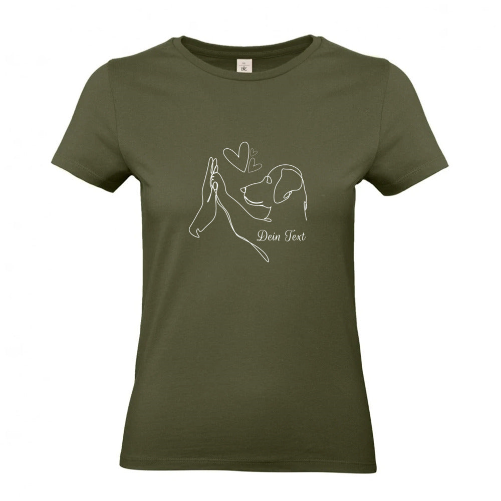 Wahre Liebe - T-Shirt für Damen-Dein Wunschtext