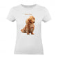 Hunde T-Shirt für Damen mit Foto – Hintergrund wird entfernt