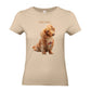 Hunde T-Shirt für Damen mit Foto – Hintergrund wird entfernt