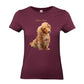 Hunde T-Shirt für Damen mit Foto – Hintergrund wird entfernt