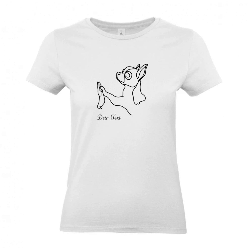 Chihuahua Team - T-Shirt für Damen-Dein Wunschtext