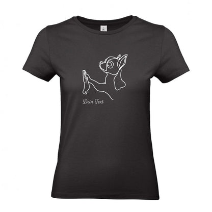 Chihuahua Team - T-Shirt für Damen-Dein Wunschtext