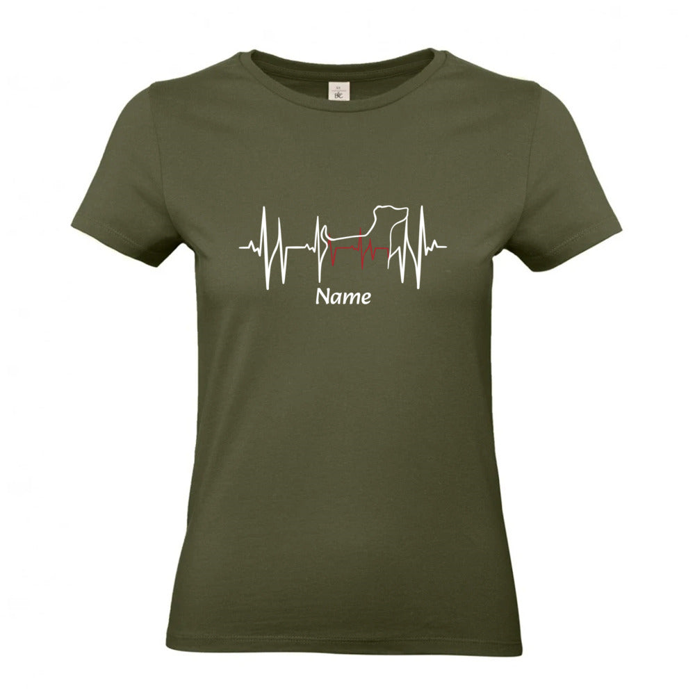 Lebenslinie - T-Shirt für Damen | Personalisiert